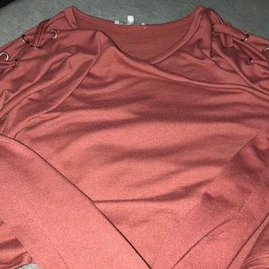 Oversized cropped sweater